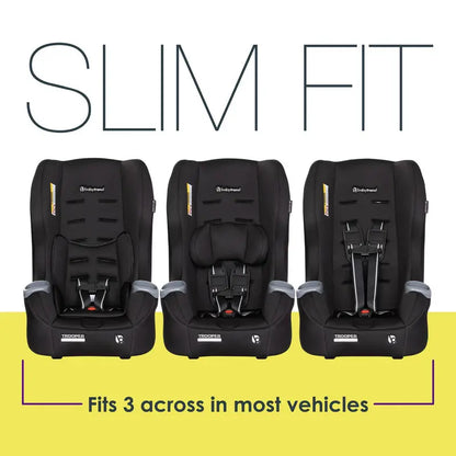 Baby Trend Trooper 3-in-1 Convertible Car Seat  All-Stage Safety Seat in Desert Black