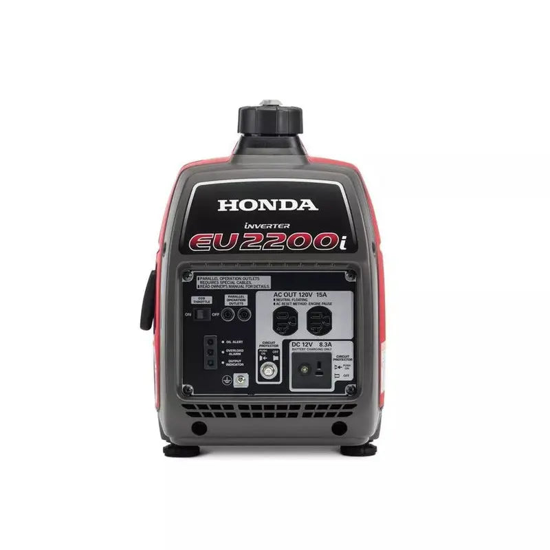 2200-Watt Quiet Portable Gas Generator  Compact, Reliable Power Source for Home or Jobsite Use