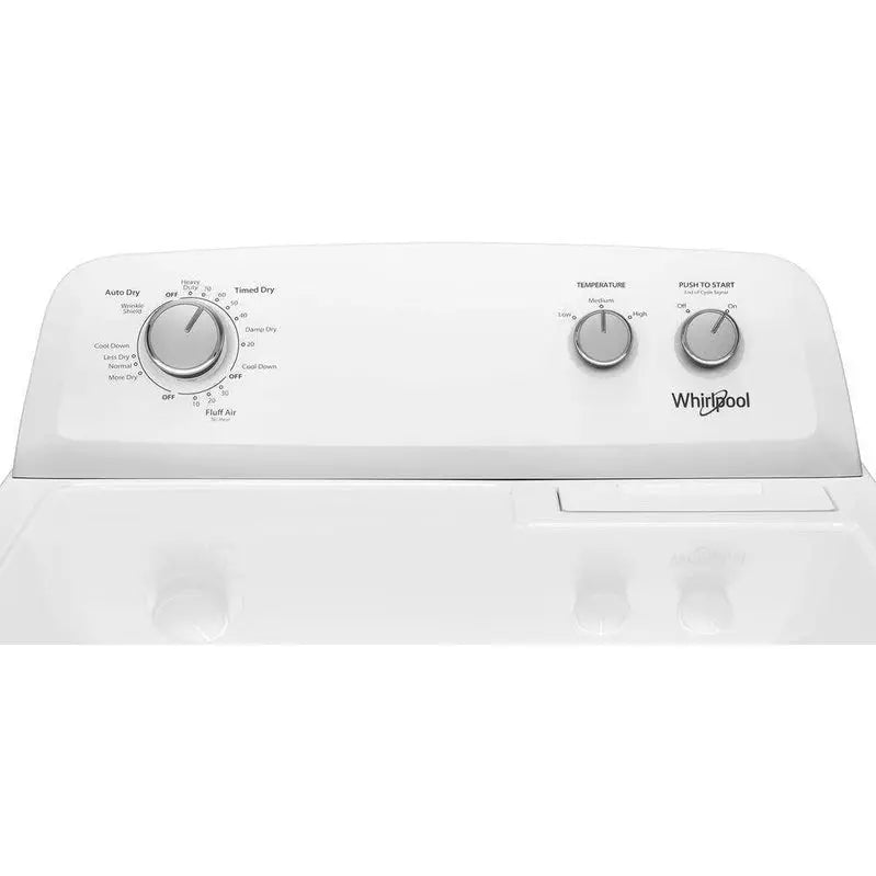 Whirlpool 7.0 cu. ft. Electric Dryer  AutoDry Sensing, Wrinkle Shield Option, and Clean White Exterior