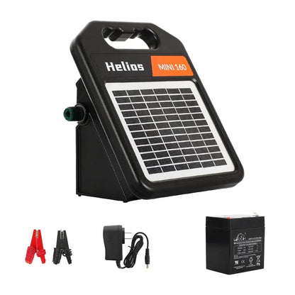 Andmon Solar-Powered Electric Fence Charger — 10-Mile Range, Dual Day/Night Mode for Livestock or Property Security