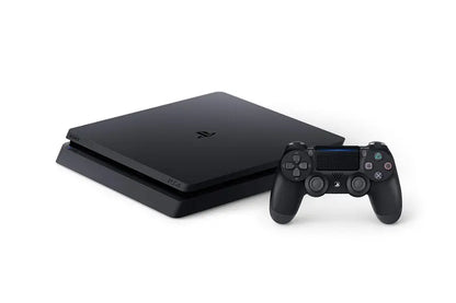 Refurbished PlayStation 4 Slim  1TB Storage Gaming Console with Streamlined Design