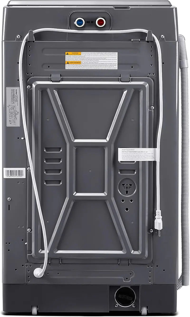 Comfee 0.9 cu.ft LED Portable Washer  Space-Efficient Full-Automatic Machine with 5 Wash Programs and Dual Rollers