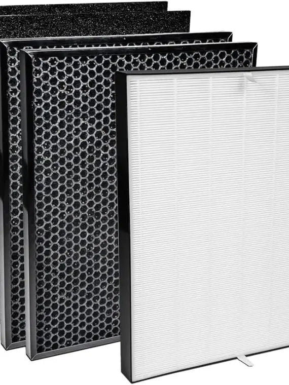 AirDoctor AD3000/AD3500 Replacement Filter Pack: 1 UltraHEPA & 2 Carbon/Gas Filters, 1-Year Supply