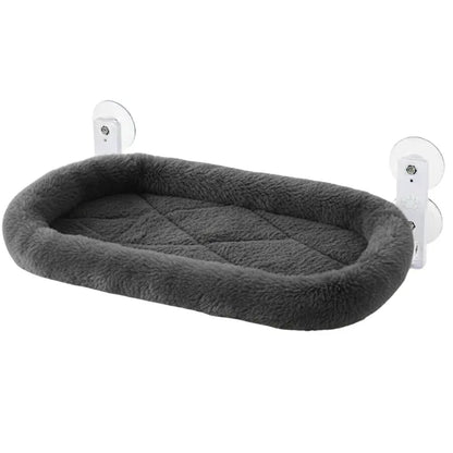 Window-Mounted Cat Hammock with Detachable Cushion and Reinforced Metal Frame
