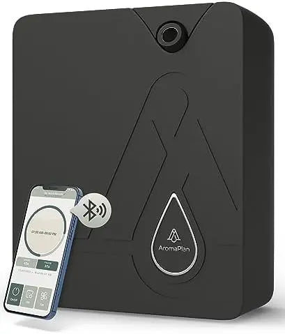 AromaPlan 2024 Bluetooth Smart Scent Diffuser for Home, Hotel, Spa, Office  Cold Tech, Waterless, Black