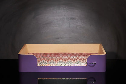 « Drôle de Panier » pour chien - Mauve Campanule