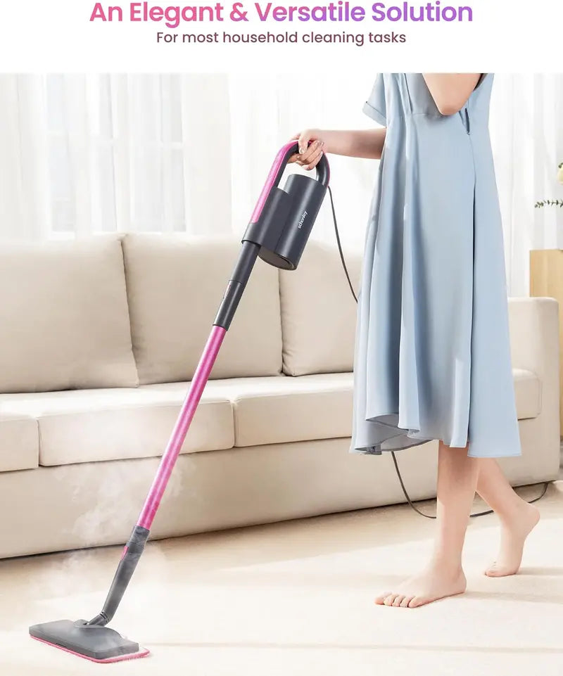 Schenley Hestia 7-in-1 Steam Mop &amp; Handheld Steamer for Hardwood &amp; Tile Floors
