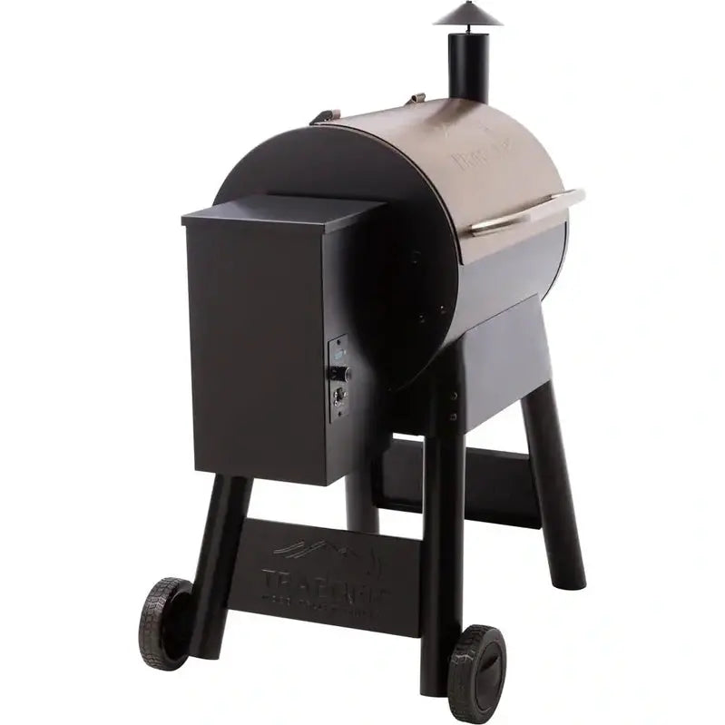 Pro Series 34-Inch Bronze Pellet Grill Featuring Extended Cooking Capacity