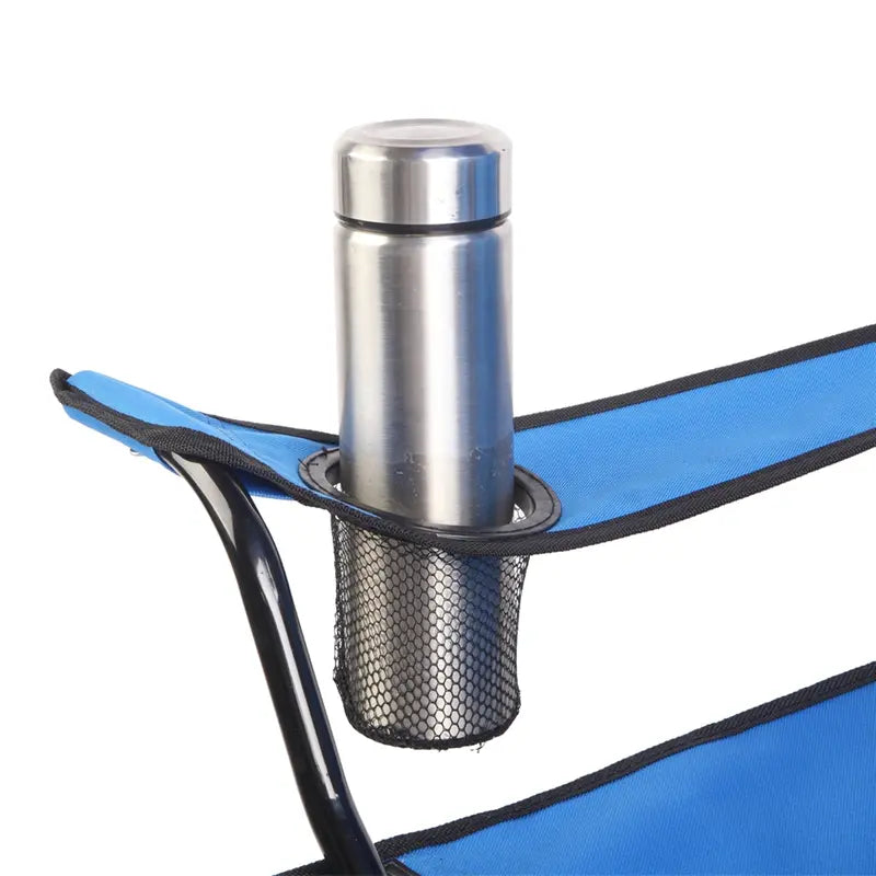 Arttoreal Double Beach Chair with Removable Umbrella Canopy,Portable Folding Beach Chair for Oudoor,Camping and Picnic,Blue