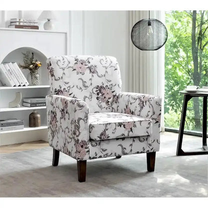Contemporary Accent Armchair for Living Spaces  Stylish, Compact, and Comfort-Oriented