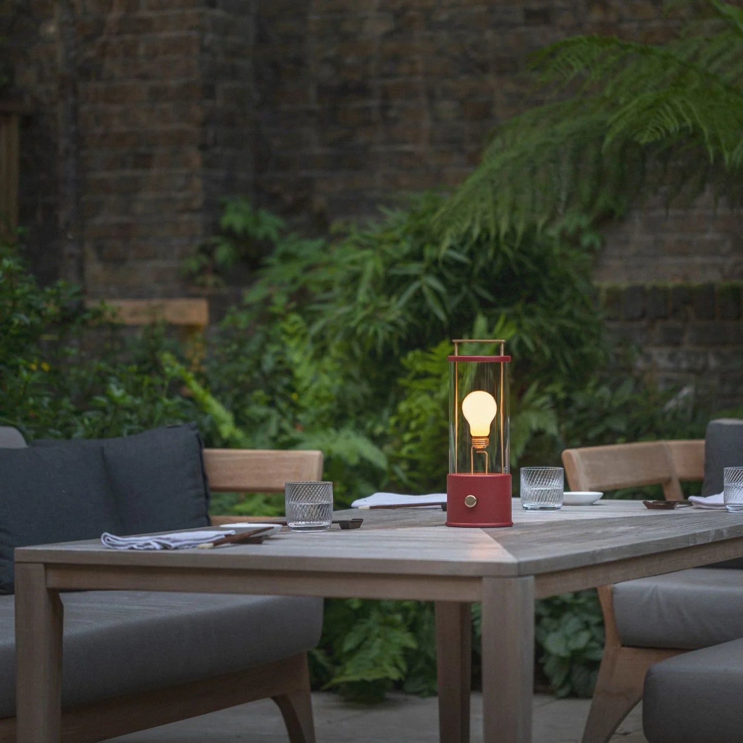 The Muse 1.0 Portable Lamp in Pomona Red