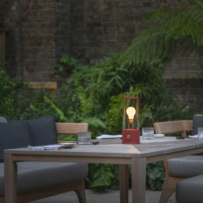 The Muse 1.0 Portable Lamp in Pomona Red