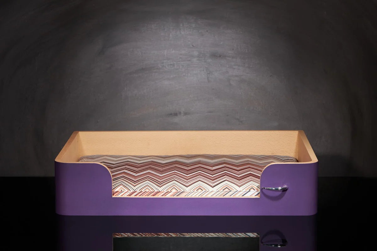 « Drôle de Panier » pour chien - Mauve Campanule