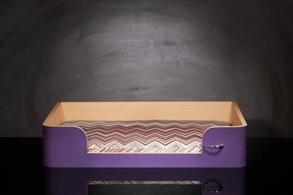 « Drôle de Panier » pour chien - Mauve Campanule