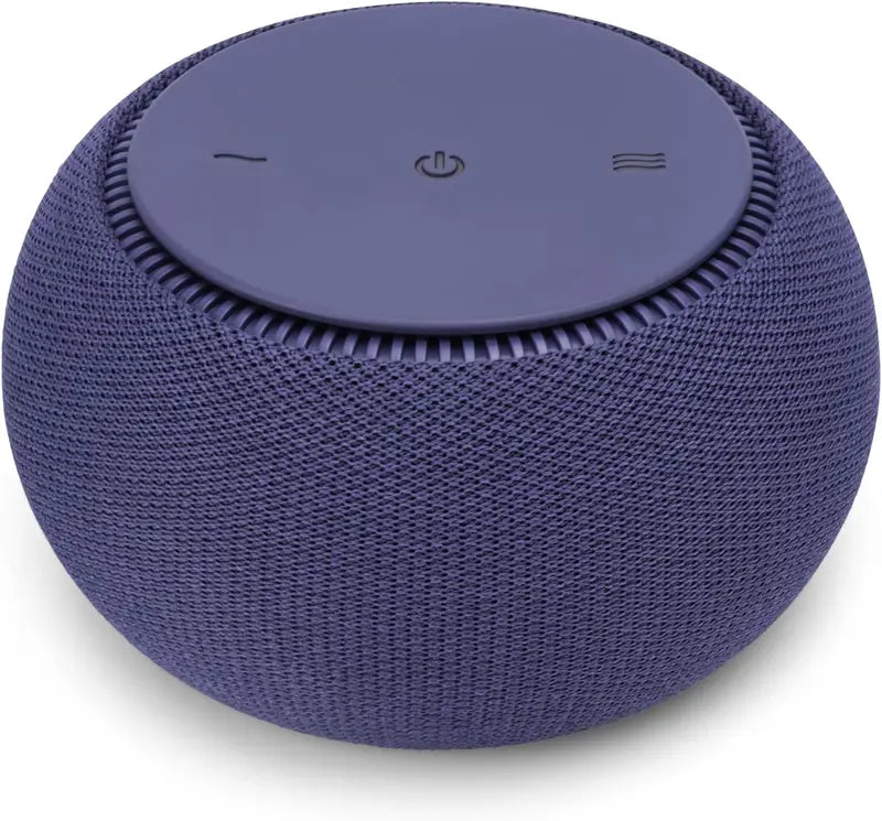 Dusk Smart White Noise Machine with Real Fan, Non-Looping Sound, Adjustable Tone & Volume, Remote App Control, Travel Case Included