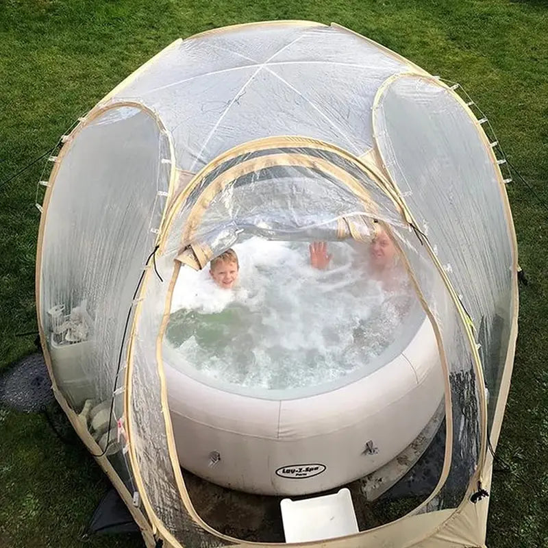 Pop-Up Bubble Tent Gazebo  8 to 10 Person Igloo-Style Dome Shelter for Patio, Garden & Outdoor Use