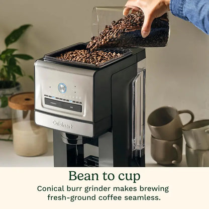 Cuisinart DGB-30 Custom Grind & Brew Single-Cup Coffee Maker with Adjustable Strength and Over-Ice Mode