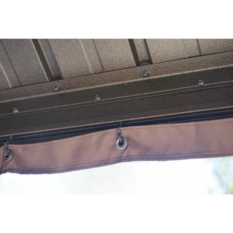Dahlin 12′ x 10′ Aluminum Hardtop Patio Gazebo  Weather-Resistant Outdoor Shelter