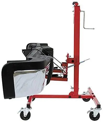 Heavy-Duty Adjustable Car Door Installer & Remover Jack with Tilt Function and Locking Caster Wheels