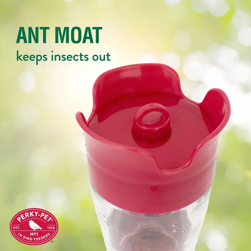 Perky-Pet 8 oz Pinch Waist Glass Hummingbird Feeder