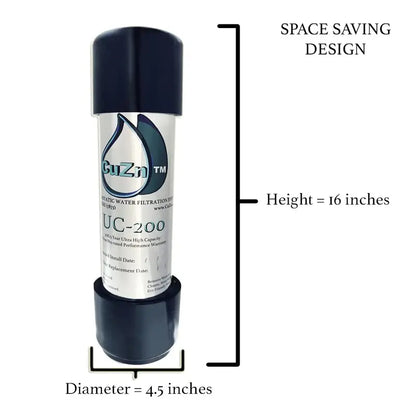 CuZn Under-Counter 50K Ultra-High-Capacity Water Filter