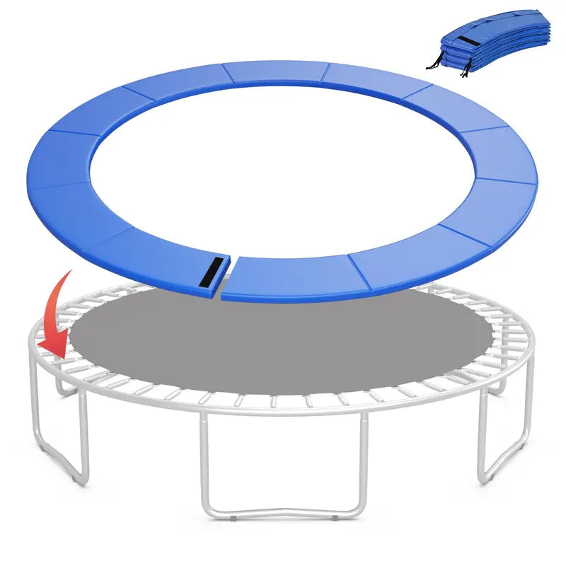 Hole-Free Trampoline Pad Replacement  Universal Fit for Pole-Based Frames
