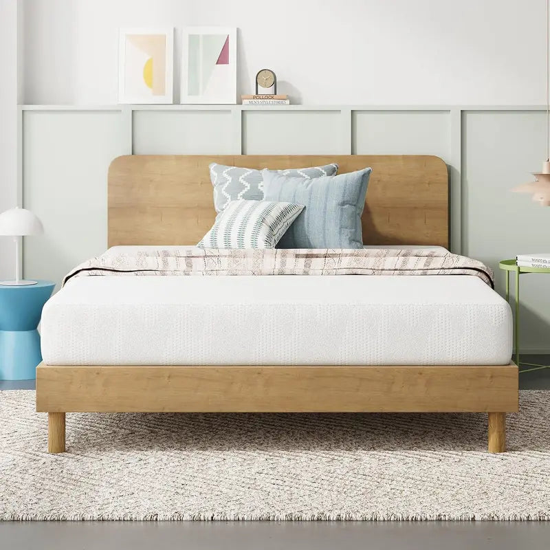 Novilla 12-Inch Gel-Infused Queen Mattress in a Box: Pressure-Relieving Cooling Memory Foam Bed with CertiPUR-US Certification and Breathable White Cover