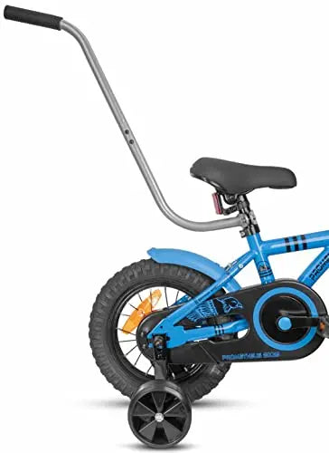 Height-Adjustable Push Handle Attachment for Kids’ Balance and Pedal Bikes