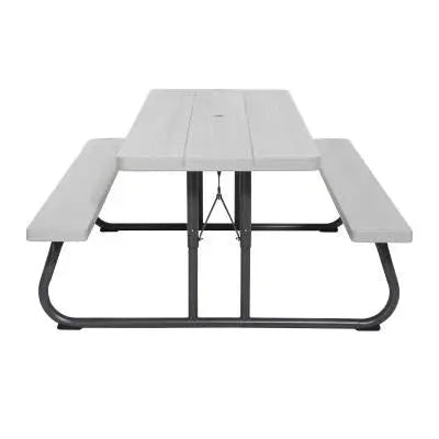 6-Foot Classic Folding Picnic Table  Durable 48″ Wide Outdoor Table for Patios, Parks & Backyards