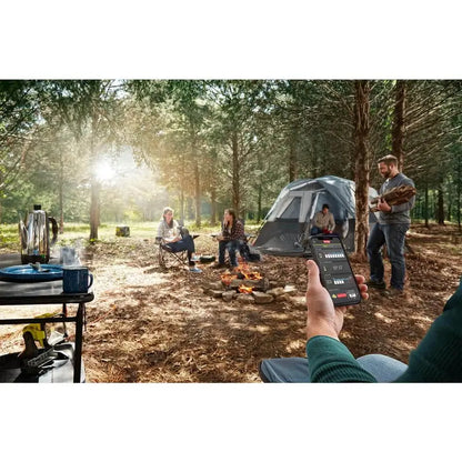 RYOBI 2,300-Watt Recoil Start Bluetooth Super Quiet Gasoline Powered Digital Inverter Generator with CO Shutdown Sensor RYi2322
