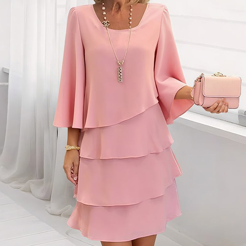 Robe Longue à Volants "Énigme"