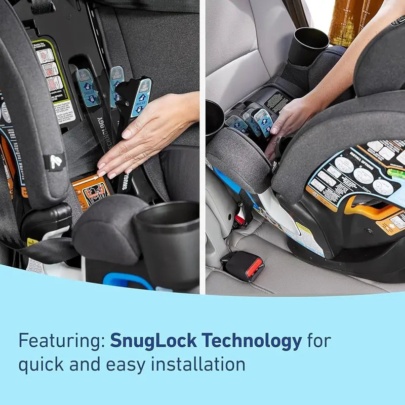 4Ever DLX Convertible Car Seat  4-in-1 Rear-Facing to Booster Design for Ages 010 Years