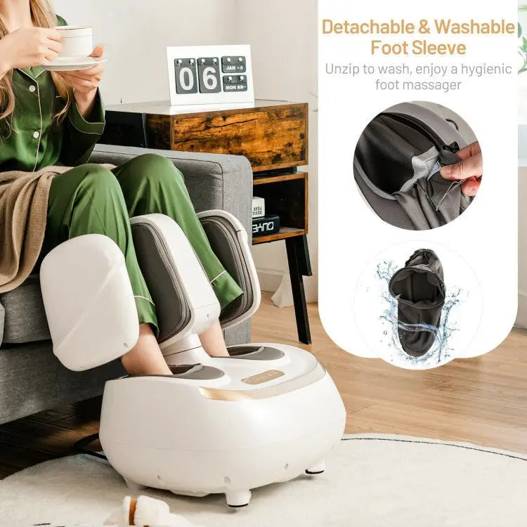 Advanced Shiatsu Foot and Calf Massager with Heating Function