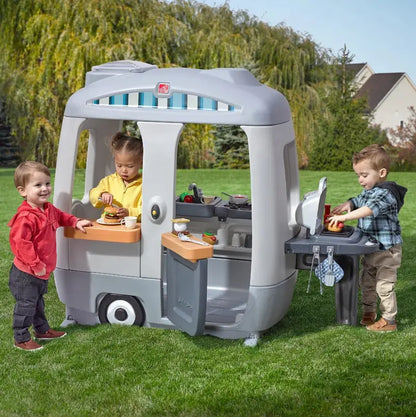 Adventure Camper Playhouse  Outdoor Pretend Camping Set for Children
