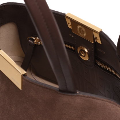 Passy - Cuir Velours Chocolat