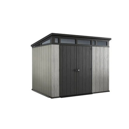 Artisan 9 ft × 7.5 ft Plastic Storage Shed  Durable Resin Construction