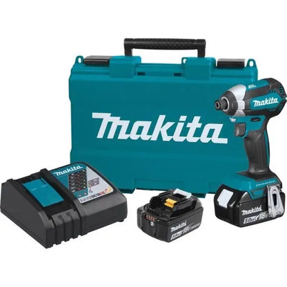 Makita 18V LXT Cordless Brushless Impact Driver Kit  Includes Battery and Charger