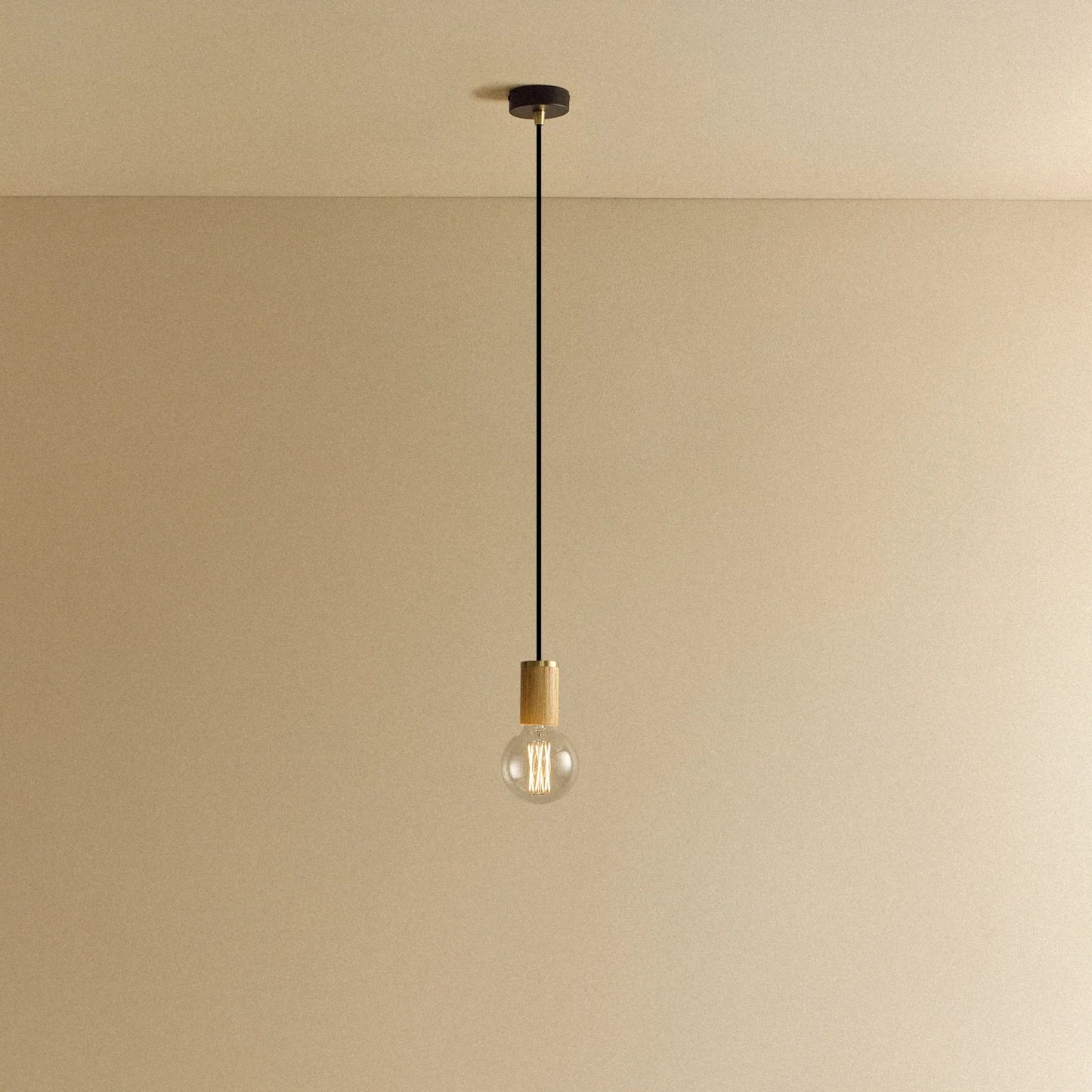 Elva Pendant Light Non-Tinted in Oak