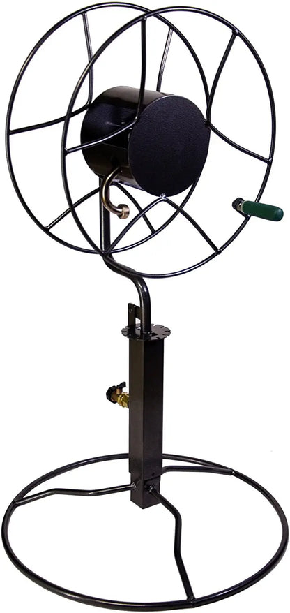 Yard Butler Free Standing Swivel Hose Reel  Water Hose Caddy For Yard or Garden  Outdoor Garden Hose Accessories, Water Hose Reel Rotate 360 Degree, Freestanding Metal Outdoor Water Pipe Stand