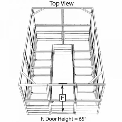 Deer-Resistant Cedar Raised Garden Bed Kit  8′ x 8′ x 20″ Complete Assembly System
