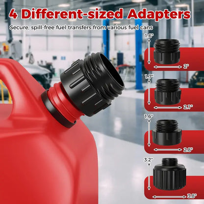 Portable Battery-Powered Fuel Transfer Pump  Adjustable Flow Rate & Nozzle