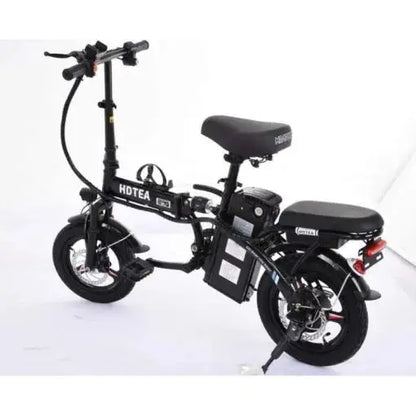 Foldable 250W Electric Fat-Tire Bike for Adults & Teens  Removable Battery, All-Terrain E-Bike (Black)