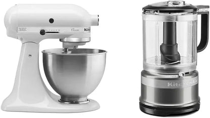 KitchenAid K45SS Classic 4.5-Quart Tilt-Head Stand Mixer in Onyx Black