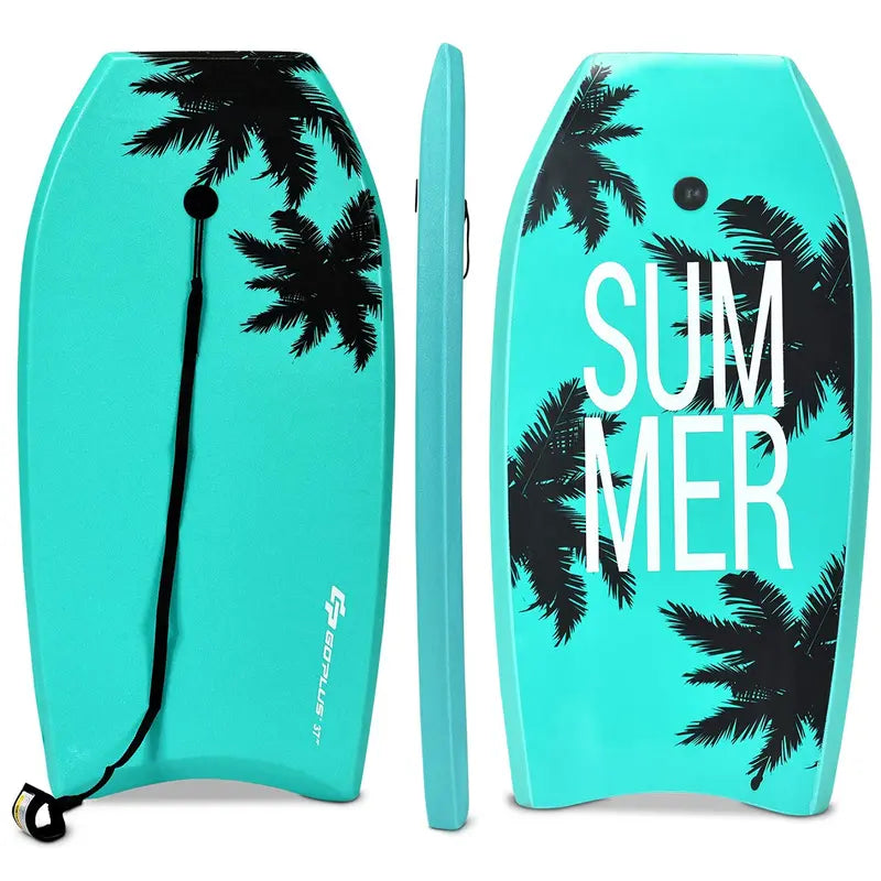 Lightweight Bodyboard Featuring EPS Core, XPE Deck, and HDPE Slick Bottom
