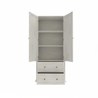 70-Inch Tall Kitchen Pantry Cabinet  Freestanding Storage Cabinet with Adjustable Shelving