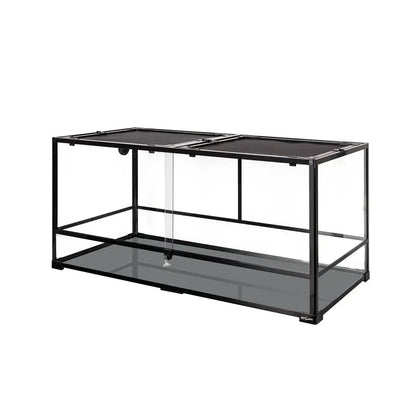 REPTIZOO 120-Gallon Premium Reptile Enclosure  Spacious &amp; Ventilated Design