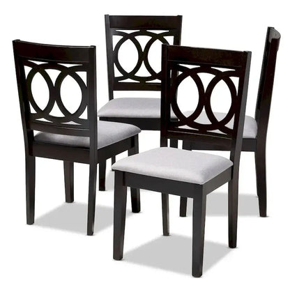 Contemporary 4-Piece Dining Chair Set  Sleek Modern Design