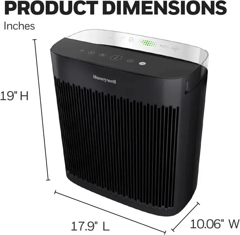 HEPA Air Purifier for MediumLarge Rooms  True Filtration for Allergens, Dust & Smoke