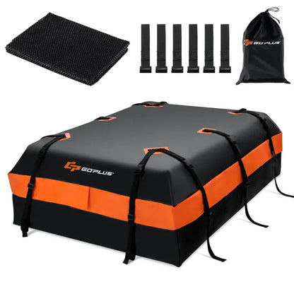 21-Cubic-Foot Rooftop Cargo Carrier Bag  Fully Waterproof Soft Roof Bag for All Vehicles