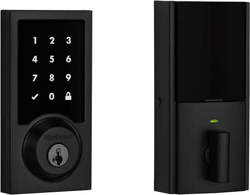SmartLock Pro Black  Keyless Entry Door Lock with Bluetooth Connectivity